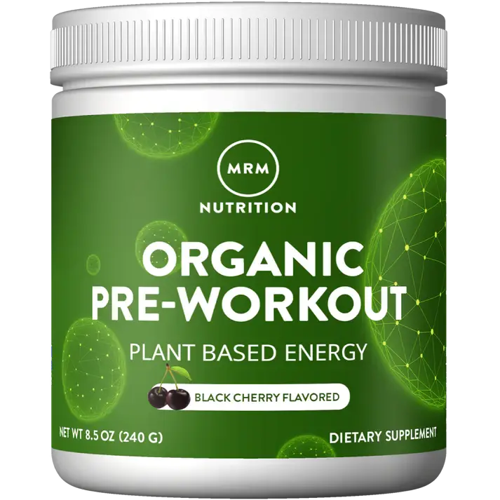 Organic Pre-Workout Black Cherry Flavored (240g)