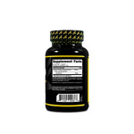 Back label of PrimaForce Syneburn Bitter Orange Extract – supplement facts and ingredients of 180 capsules bottle