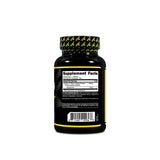 Back label of PrimaForce Syneburn Bitter Orange Extract – supplement facts and ingredients of 180 capsules bottle