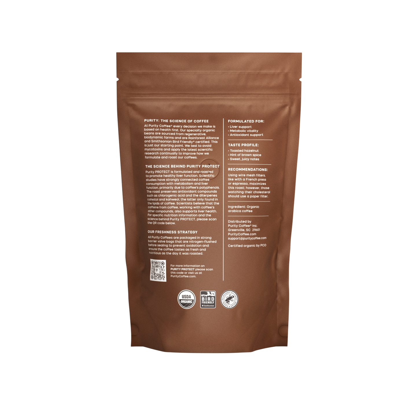 PROTECT: Light-Medium Roast Whole Bean Coffee 5lb