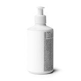 Angled back view of Velite Essentials Lotion - Vegan Hand Body Care with visible ingredient list and eco-certification icons.