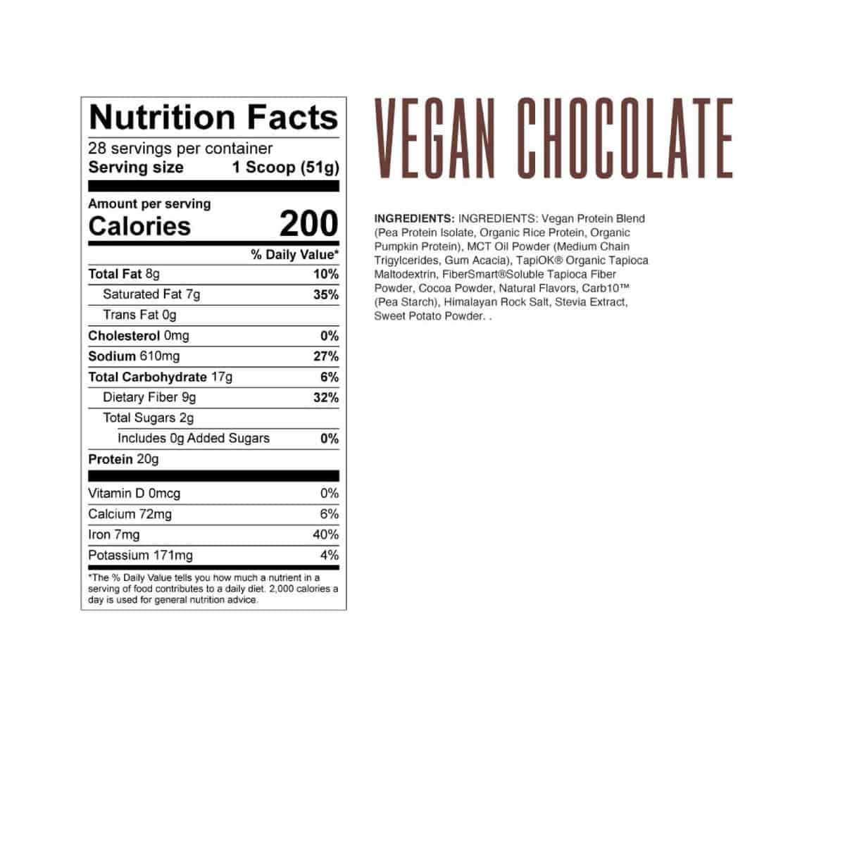 Vegan Meal Replacement Shake - Transform HQ