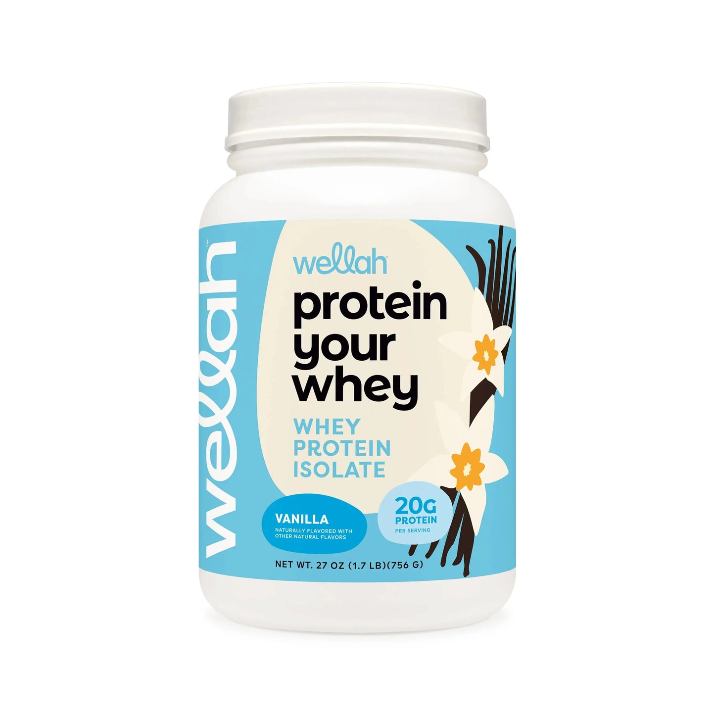 Wellah Protein Your Whey Vanilla front view