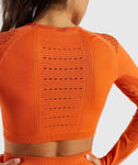 Orange Velite Top