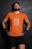 Camiseta naranja de corte slim Echo