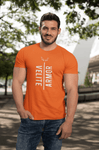 Camiseta naranja de corte slim Echo